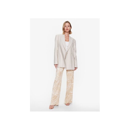 Calvin Klein Marynarka Linen Tailored K20K205225 Beżowy Relaxed Fit Calvin Klein 38 MODIVO