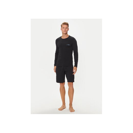 Emporio Armani Underwear Longsleeve 111023 4F715 00020 Czarny Slim Fit S MODIVO
