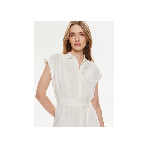 Gap Sukienka koszulowa 857655-00 Écru Regular Fit Gap XXS MODIVO