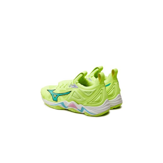 Mizuno Buty halowe Wave Momentum 3 V1GA231286 Zielony Mizuno 42_5 MODIVO