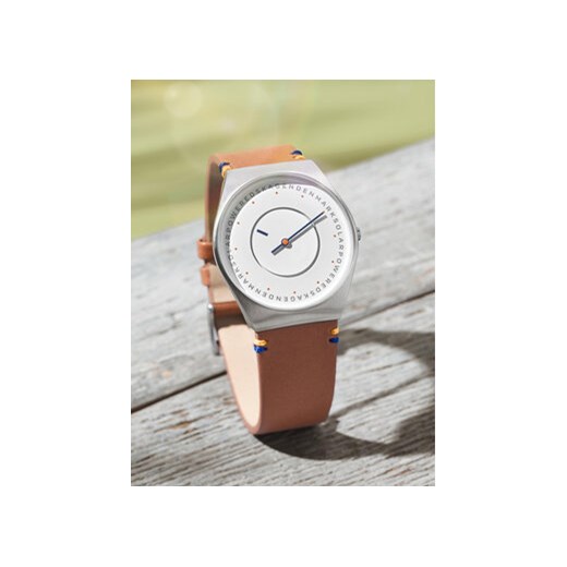 Skagen Zegarek SKW3086 Srebrny Skagen uniwersalny MODIVO