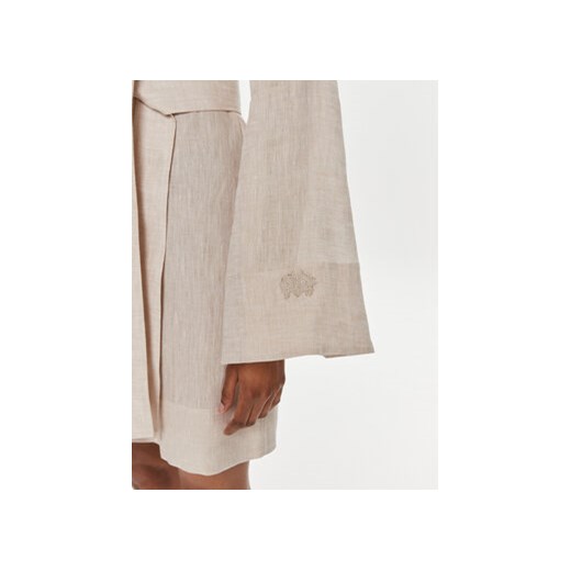 MVP Wardrobe Sukienka codzienna MVPE4AB021.0TE0122 Beżowy Short Fit Mvp Wardrobe 46 MODIVO