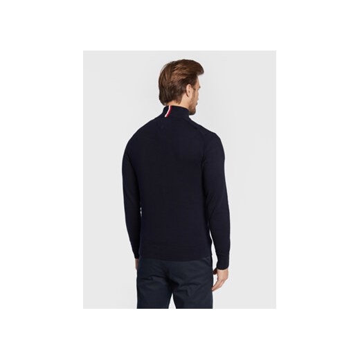 Tommy Hilfiger Sweter MW0MW28049 Granatowy Regular Fit Tommy Hilfiger XXL MODIVO