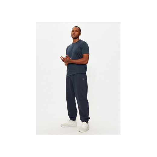 Calvin Klein Jeans T-Shirt Institutional J30J326402 Niebieski Regular Fit XS MODIVO