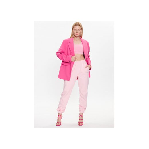 ROTATE Spodnie dresowe Crystal 700157043 Różowy Relaxed Fit Rotate L MODIVO