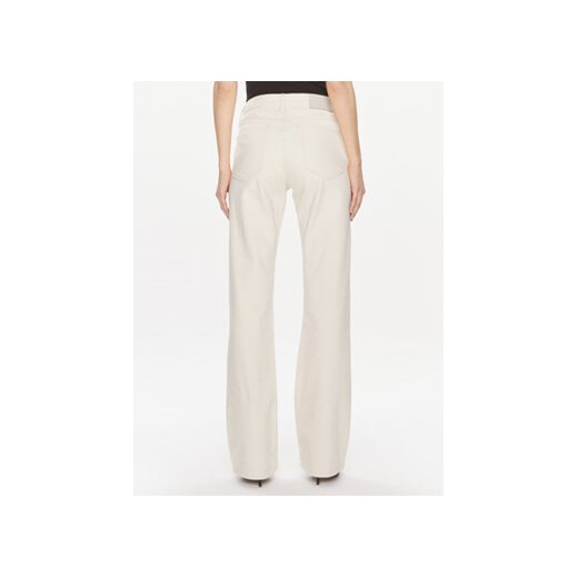 Calvin Klein Jeansy Mid Rise Relax Bootcut Ecru K20K206308 Biały Slim Fit Calvin Klein 27_32 MODIVO