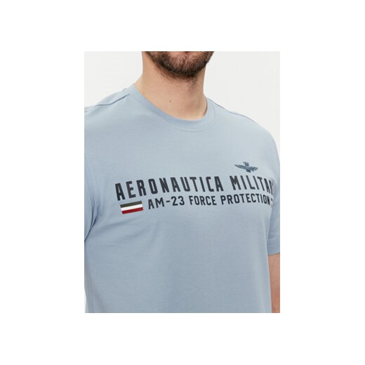 Aeronautica Militare T-Shirt 241TS1942J538 Niebieski Regular Fit Aeronautica Militare XXL MODIVO
