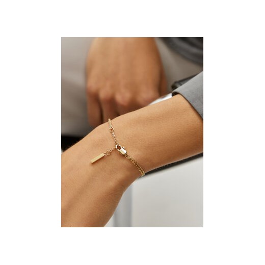 Calvin Klein Bransoletka 35000632 Złoty Calvin Klein uniwersalny MODIVO