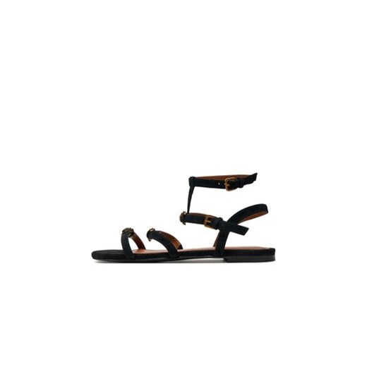 Kurt Geiger Sandały Hampton Flat Gladiator 2029600209 Czarny Kurt Geiger 35 MODIVO