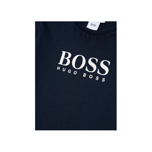 Boss Bluzka J25P21 D Granatowy Regular Fit 14Y MODIVO