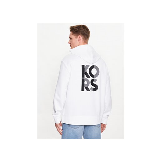 Michael Kors Bluza CS351G75MF Biały Regular Fit Michael Kors L MODIVO