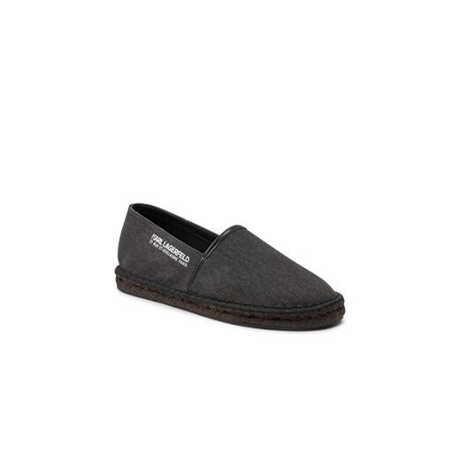 KARL LAGERFELD Espadryle KL70119 Czarny Karl Lagerfeld 43 MODIVO