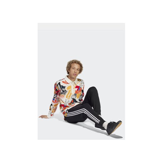 adidas Spodnie dresowe adicolor 3-Stripes IU2353 Czarny Slim Fit XL MODIVO