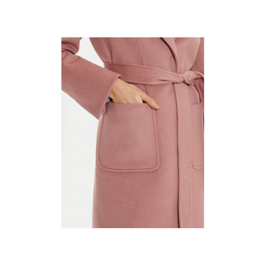 MAX&Co. Płaszcz wełniany 2426016134200 Różowy Regular Fit 42 MODIVO