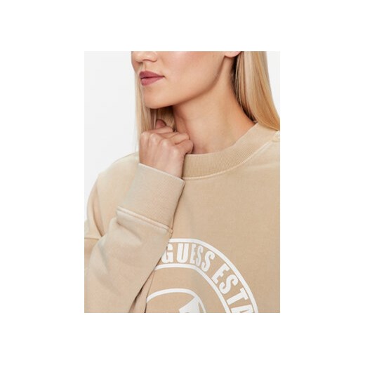 Guess Bluza V3YQ13 K68I0 Beżowy Regular Fit Guess XL MODIVO