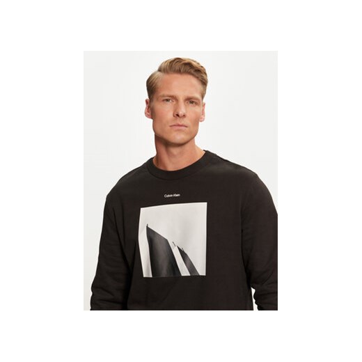 Calvin Klein Bluza City Photo K10K113563 Czarny Regular Fit Calvin Klein L MODIVO