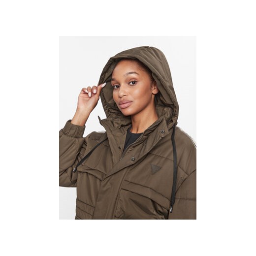 Guess Kurtka przejściowa V2BL09 WF330 Brązowy Regular Fit Guess XL MODIVO