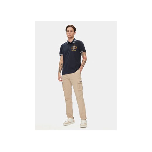 Aeronautica Militare Polo 241PO1764P199 Granatowy Regular Fit Aeronautica Militare S MODIVO