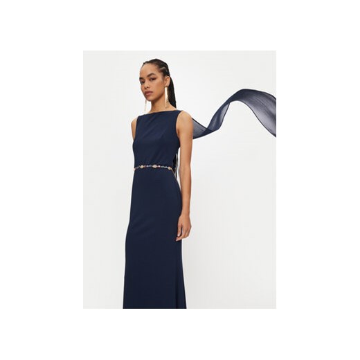 Rinascimento Sukienka wieczorowa CFC0120016003 Granatowy Regular Fit Rinascimento L MODIVO