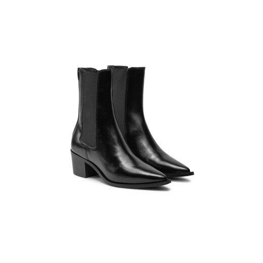 Calvin Klein Botki Heel Cowboy HW0HW02315 Czarny Calvin Klein 38 MODIVO