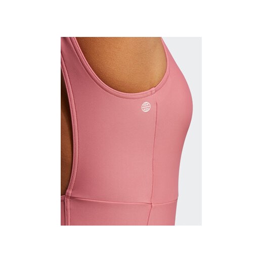 adidas Strój kąpielowy Iconisea 3-Stripes Swimsuit IB9243 Różowy Fitted Fit 34 MODIVO