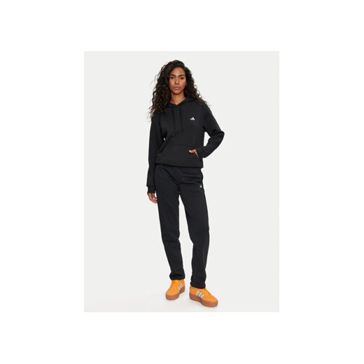 adidas Spodnie dresowe Essentials Small Logo IW0221 Czarny Regular Fit S MODIVO