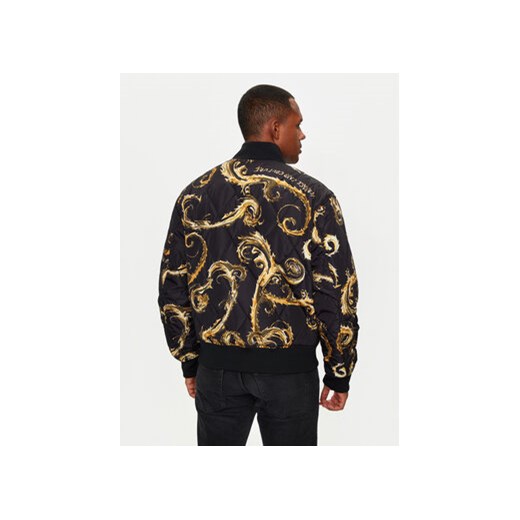 Versace Jeans Couture Kurtka bomber 77GASD07 Czarny Loose Fit 54 MODIVO