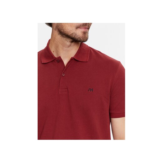 Selected Homme Polo 16087839 Bordowy Regular Fit Selected Homme S MODIVO