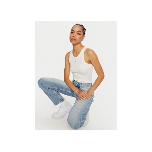 Calvin Klein Top Graphic K20K208065 Biały Slim Fit Calvin Klein XL MODIVO