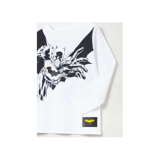 OVS Bluzka BATMAN 1684458 Biały Regular Fit Ovs 9_10Y MODIVO