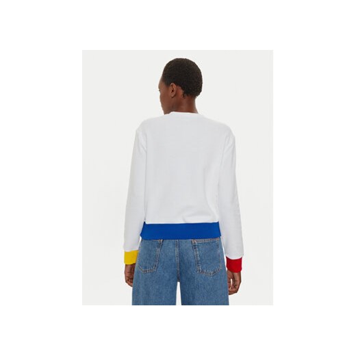 United Colors Of Benetton Bluza 3J68D107Z Biały Regular Fit United Colors Of Benetton L MODIVO