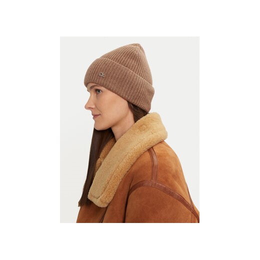 Calvin Klein Czapka Chunky K60K612873 Beżowy Calvin Klein uniwersalny MODIVO