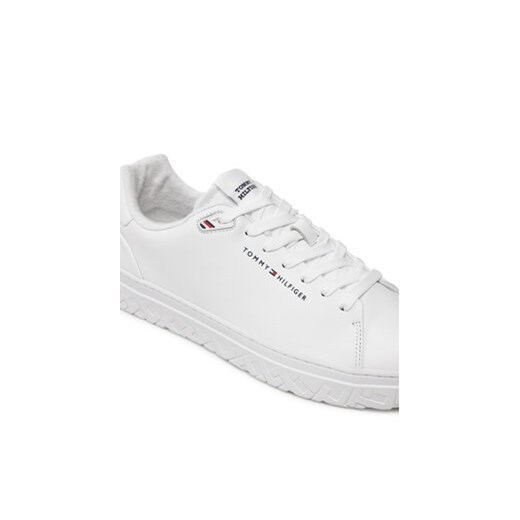 Tommy Hilfiger Sneakersy Court Thick Cupsole Leather FM0FM05208 Biały Tommy Hilfiger 46 MODIVO