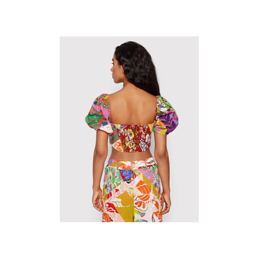 Desigual Bluzka MONSIEUR CHRISTIAN LACROIX Fiona 22SWBW27 Kolorowy Regular Fit Desigual L MODIVO