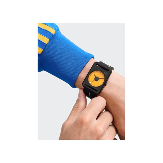 adidas Zegarek Retro Pop AOST24544 Czarny uniwersalny MODIVO