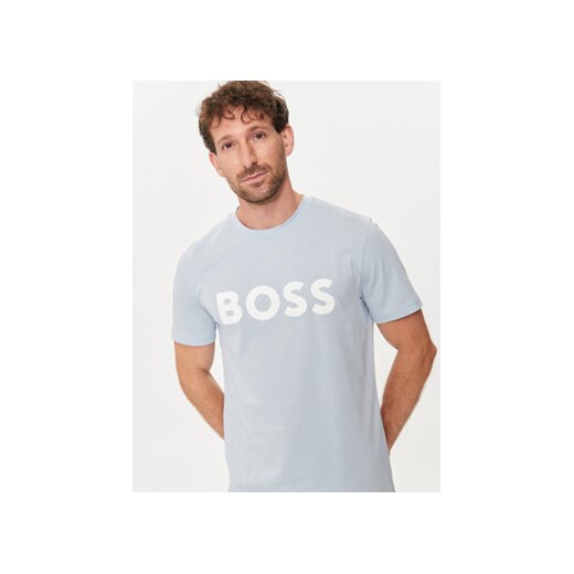 Boss T-Shirt Thinking 1 50481923 Niebieski Regular Fit S MODIVO