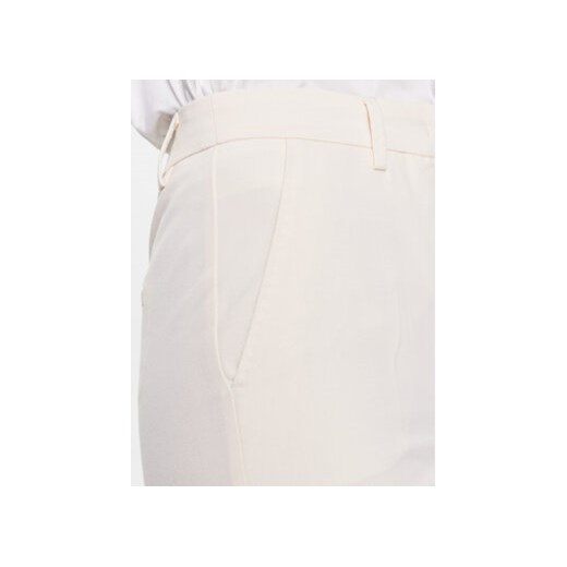 Marella Spodnie materiałowe Morena 2331312231 Écru Straight Fit Marella 50 MODIVO