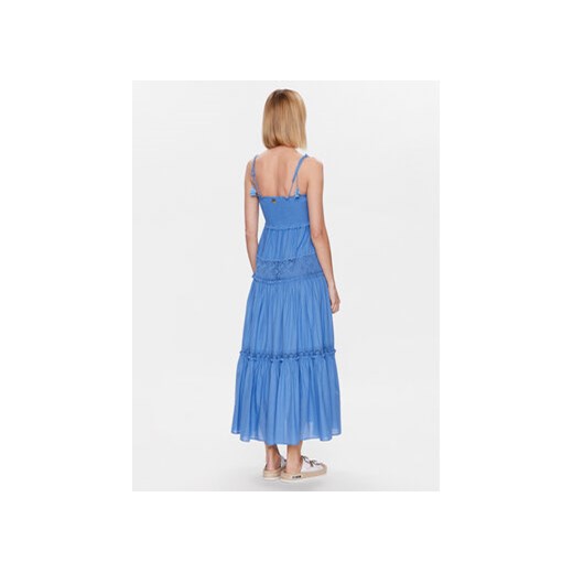 TWINSET Sukienka plażowa 231LM2YEE Niebieski Relaxed Fit Twinset XS MODIVO