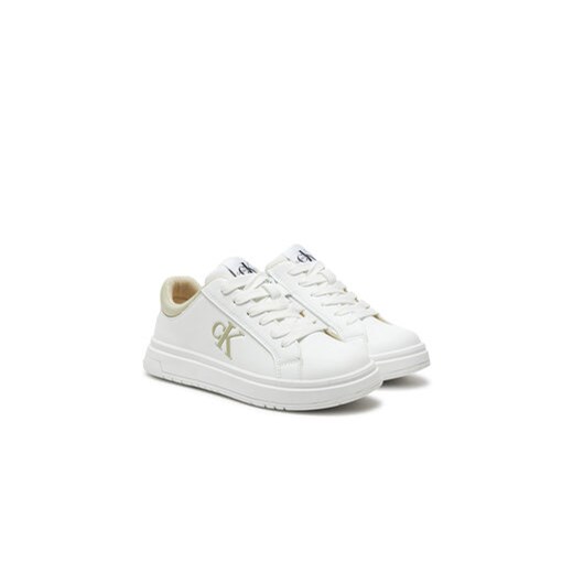 Calvin Klein Jeans Sneakersy Low Cut Lace-Up Sneaker V3X9-81058-1464 M Biały 30 MODIVO