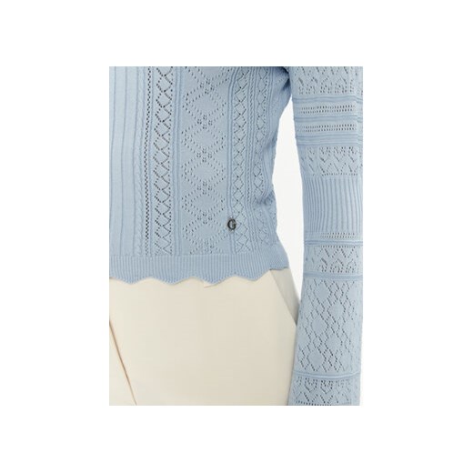 Guess Sweter Adaline W4GR08 Z2U00 Błękitny Regular Fit Guess L MODIVO