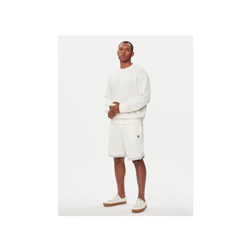 Converse Szorty sportowe M Retro Chuck Knit Short 10026456-A02 Écru Regular Fit Converse S MODIVO
