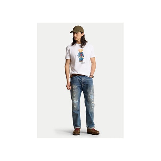 Polo Ralph Lauren T-Shirt 710854497038 Biały Regular Fit Polo Ralph Lauren M MODIVO