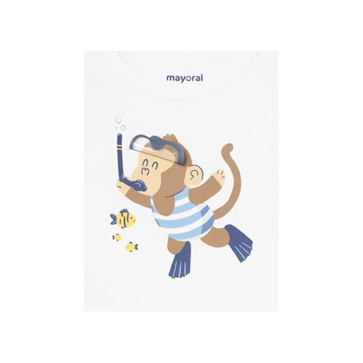 Mayoral Top 1036 Biały Regular Fit Mayoral 6M MODIVO