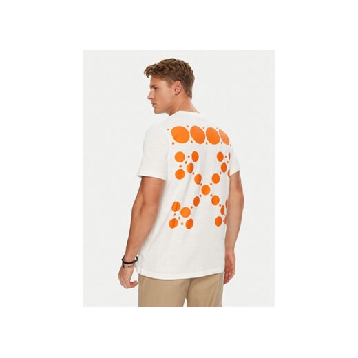 Off-White T-Shirt OMAA002G190010160188 Biały Regular Fit S MODIVO