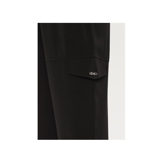 Liu Jo Spodnie materiałowe TA4059 T3784 Czarny Relaxed Fit Liu Jo M MODIVO
