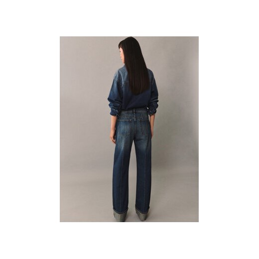 Mango Koszula jeansowa Paula 77005660 Granatowy Oversize Mango S MODIVO
