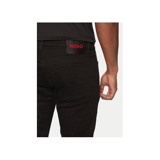 HUGO Jeansy 50522145 Czarny Extra Slim Fit 34_30 MODIVO