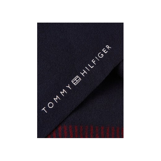 Tommy Hilfiger Szalik Corporate AM0AM12832 Granatowy Tommy Hilfiger one size MODIVO