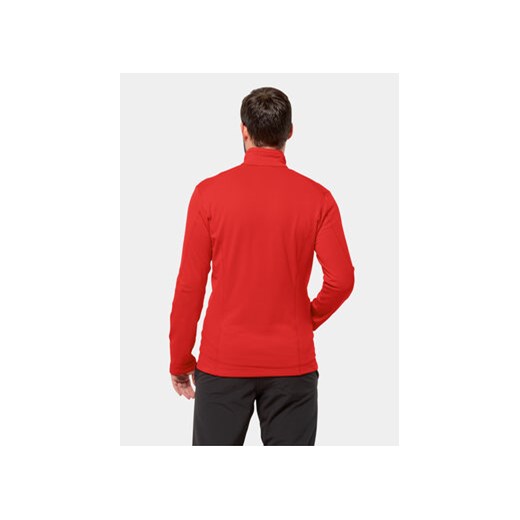 Jack Wolfskin Bluza techniczna Kolbenberg Fz 1710521 Czerwony Regular Fit Jack Wolfskin XL MODIVO