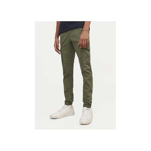 Jack&Jones Junior Spodnie materiałowe Paul 12151639 Zielony Slim Fit ze sklepu MODIVO w kategorii Spodnie chłopięce - zdjęcie 177069751